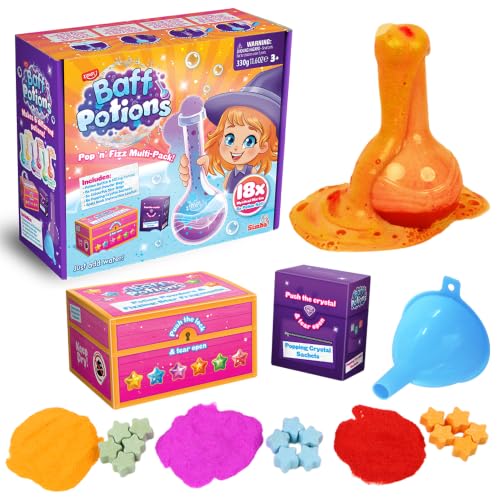 Imagen de ZIMPLI Baff Potions: 18 Magical Mix-Ins Bath Bombs Experiment Kit en OfertitasTOP