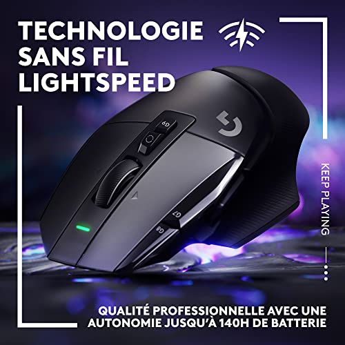 Detalle de Logitech G G502 X LIGHTSPEED Souris Gaming Sans Fil — précision et réactivité repensées