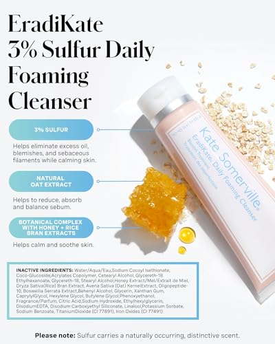 Thumbnail 1 de Kate Somerville EradiKate 3% Sulfur Daily Foaming Cleanser: Acne-Fighting Cleanser for Oily, Acne-Prone Skin