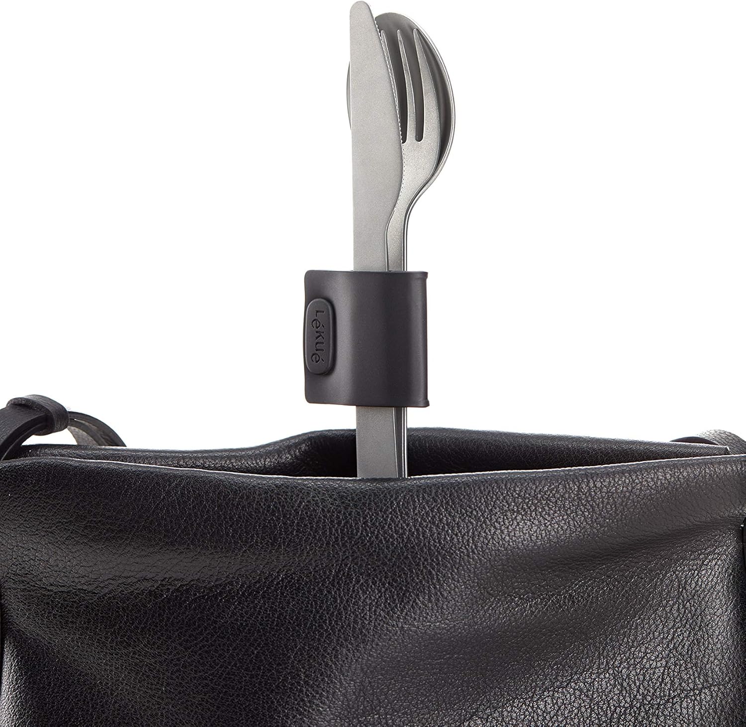 Thumbnail 2 de Lékué Juego de cubiertos Basics to go, acero inoxidable 🍽