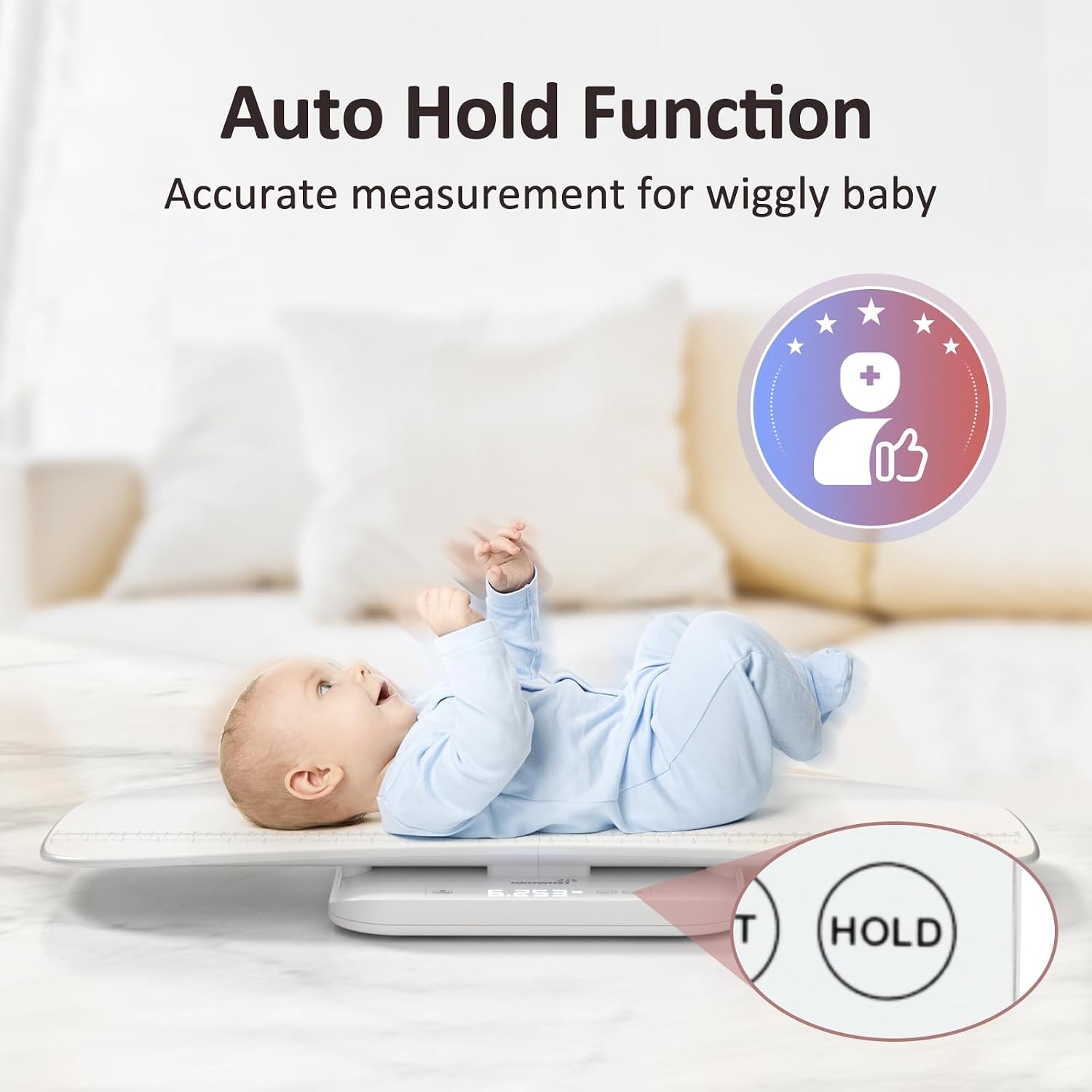 Detalle 2 de GROWNSY Baby Scale 150 kg