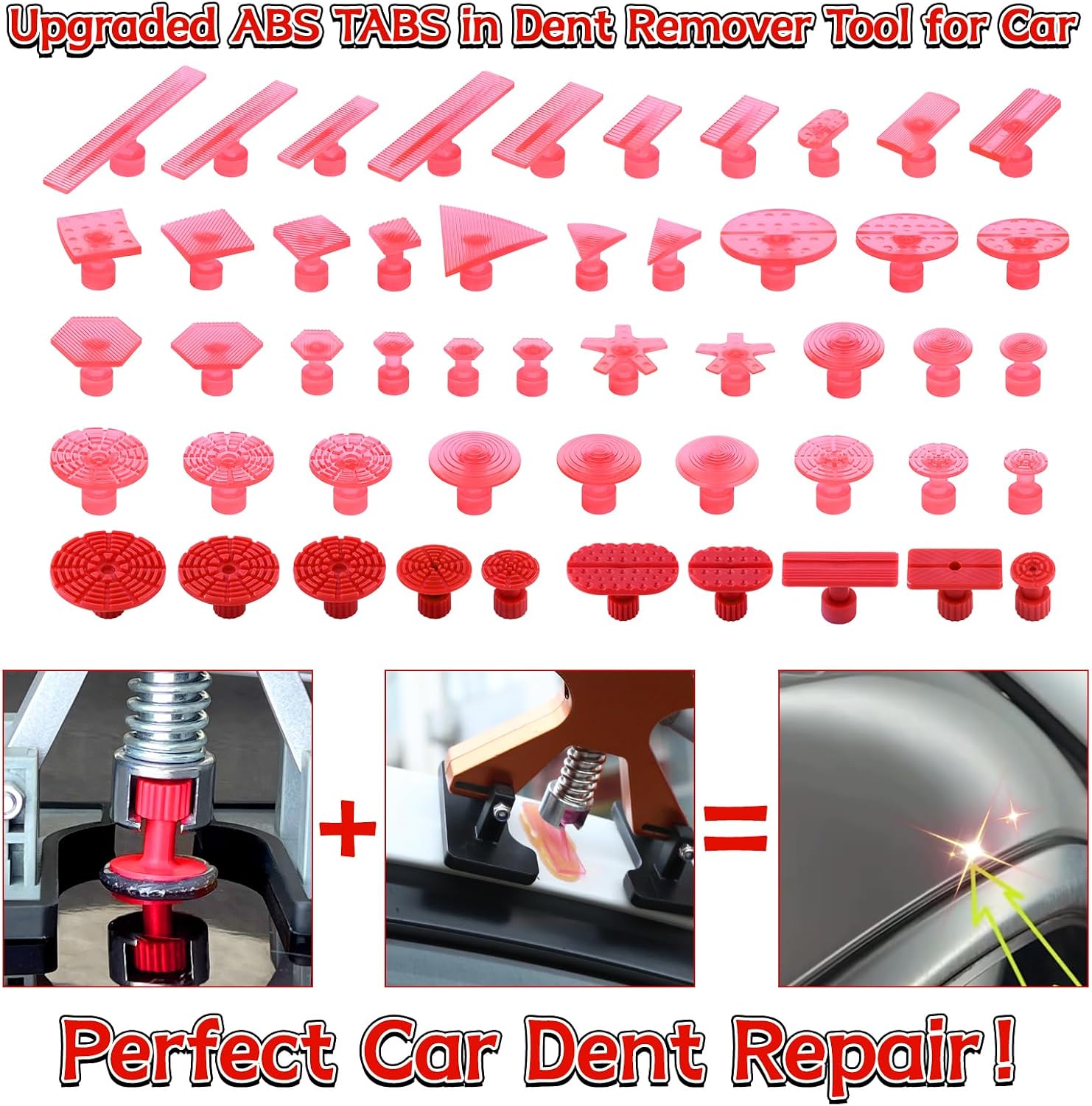 Detalle de AUTOPDR Dent Remover Tool Kit with 100W Glue Gun: DIY PDR System for Cars, Motorcycles, and Appliances