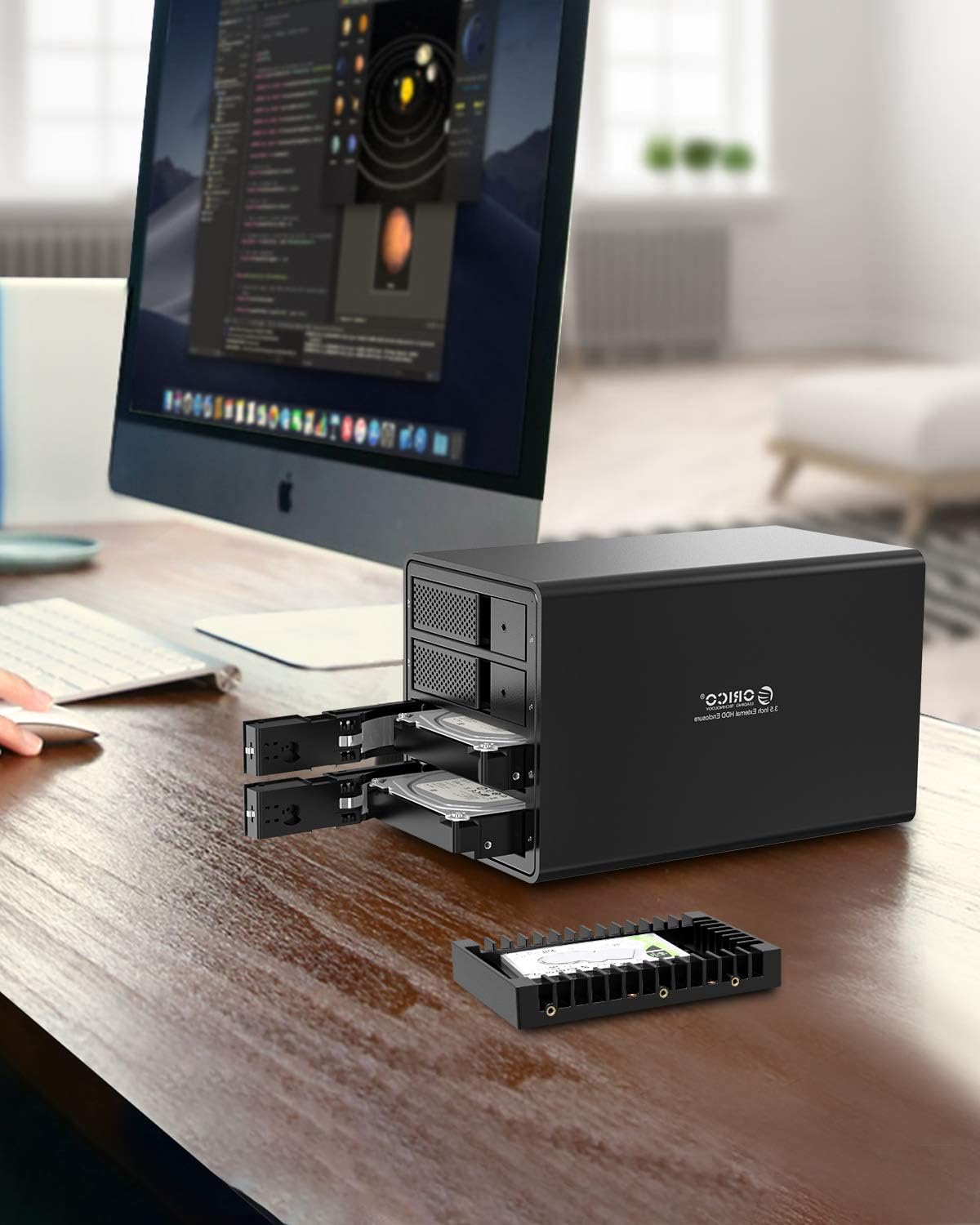 Thumbnail 6 de ORICO 2.5 to 3.5 Inch HDD/SSD Mounting Bracket – Removable Mounting Bracket for 7/9.5/12.5 mm SATA Drives