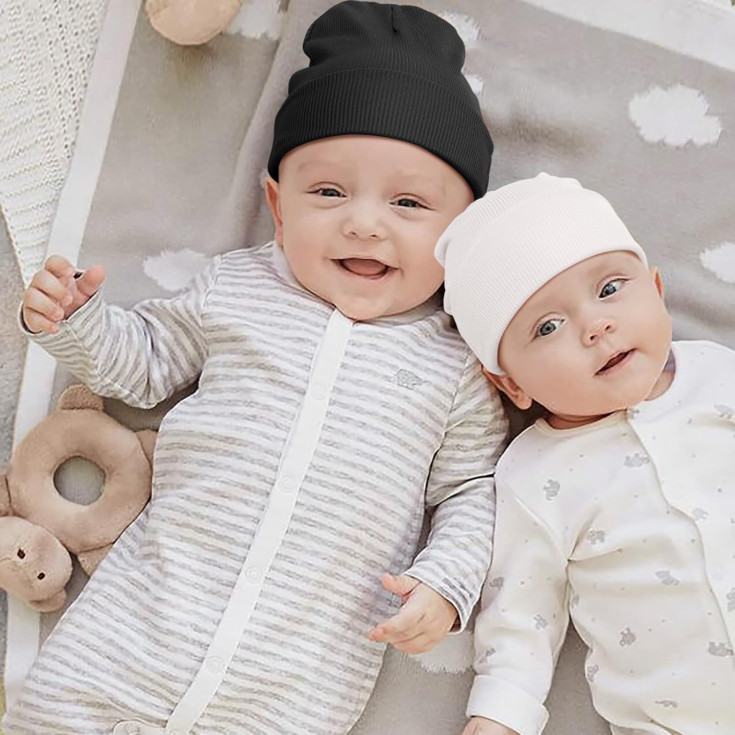 Thumbnail 3 de DRESHOW Newborn beanie and mittens set 0-3 months 👶