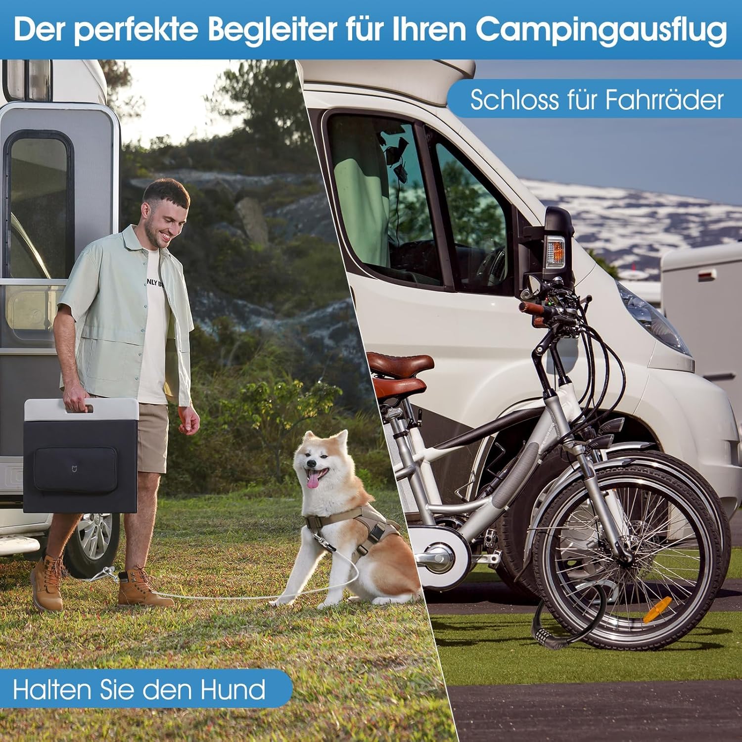 Thumbnail 4 de Dog Tie-Out Stake 304 Stainless Steel Camping Dog Anchor (0.4cm thickened) for RV, Auto & Pets