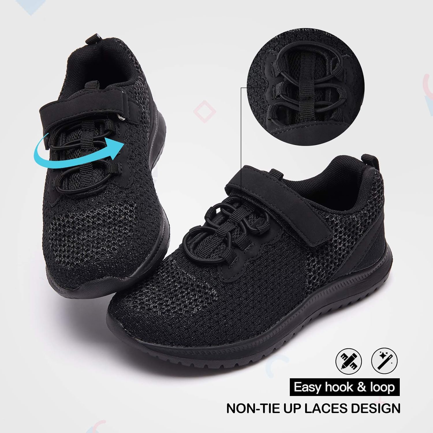 Thumbnail 4 de RUNSIDE Kids Shoes Boys & Girls Sneakers — Lightweight Athletic Walking/Running Tennis Shoes