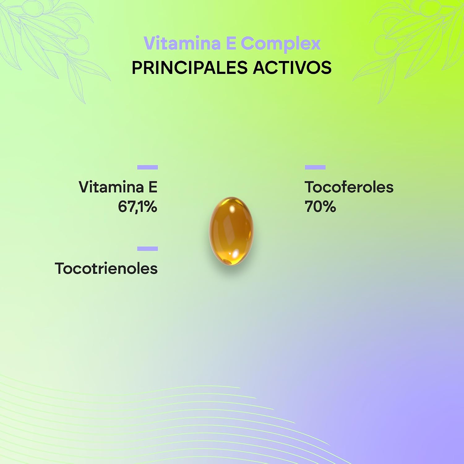 Detalle 2 de NUTRALIE Vitamina E Complex 116,29 mg 60 softgels