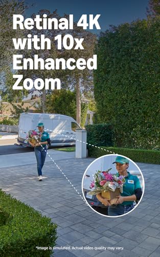 Detalle de Ring Battery Video Doorbell Pro (Newest Gen) with Retinal 4K and 10x Zoom