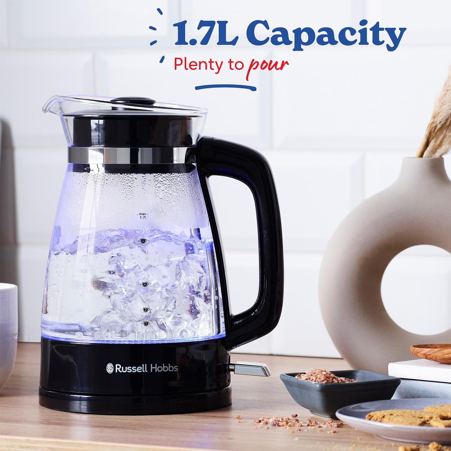 Detalle 2 de Russell Hobbs 1.7L Carafe Style Kettle