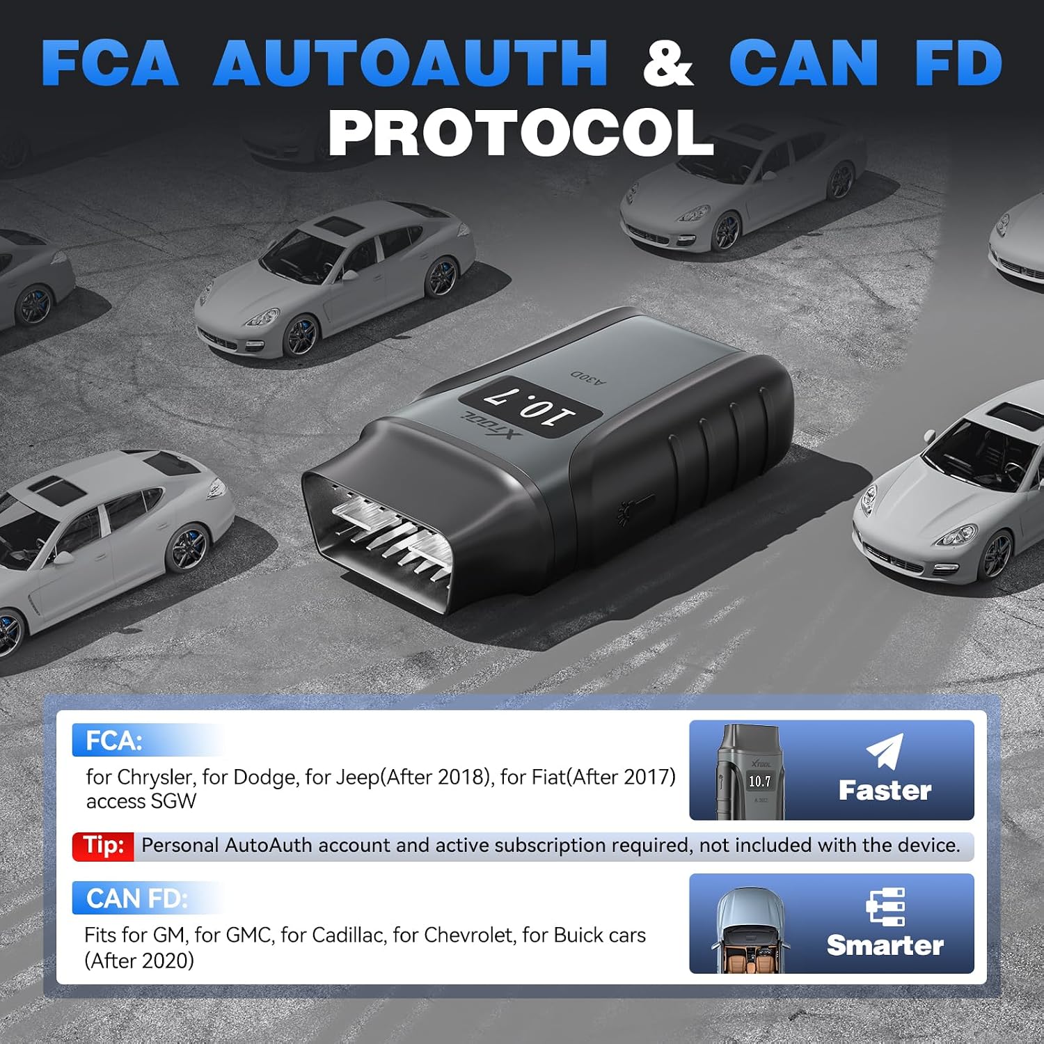 Thumbnail 6 de XTOOL Anyscan A30D OBD2 Scanner 11+ Resets 🎛