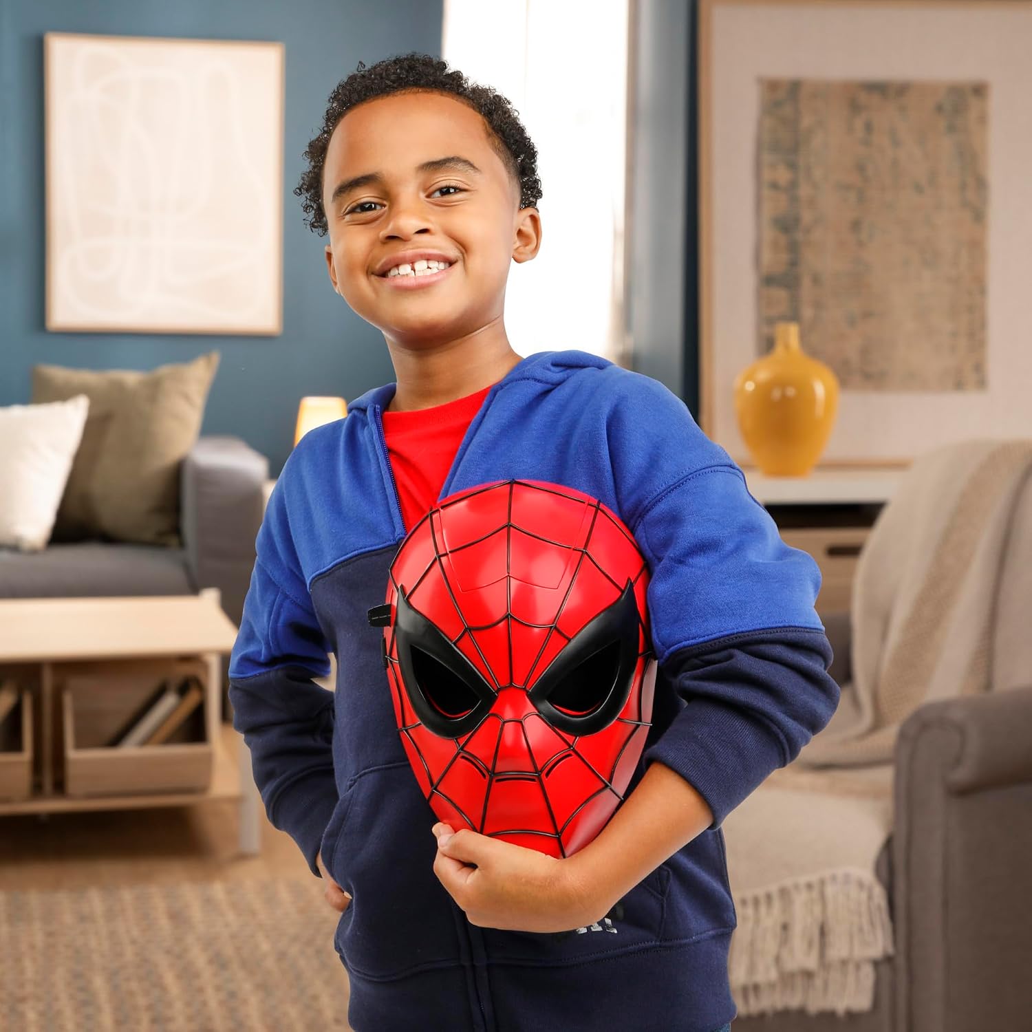 Thumbnail 6 de ハズブロ（HASBRO）MARVEL スパイダーマン グローFXマスク F8839、ライトアップレンズと調節ストラップ