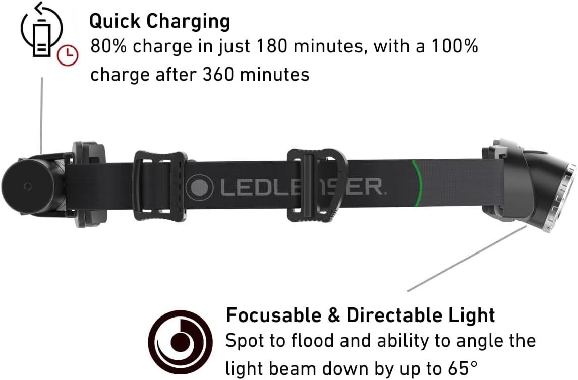 Thumbnail 2 de Ledlenser MH10 Outdoor Headlamp: a practical, rechargeable option for hands-free illumination