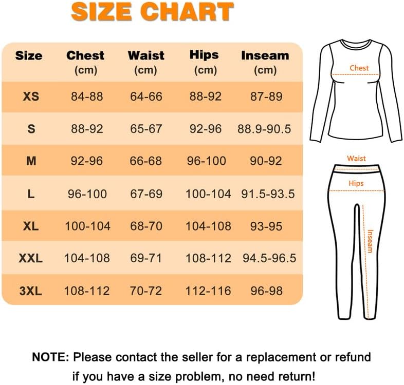 Detalle de SIMIYA WU02-1 Women's Thermal Underwear Set, Fleece-Lined Top and Bottom