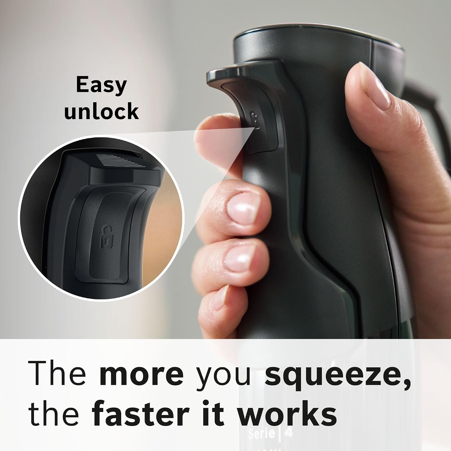 Thumbnail 3 de Bosch ErgoMaster Series 4 MSM4B624GB 1000 W hand blender