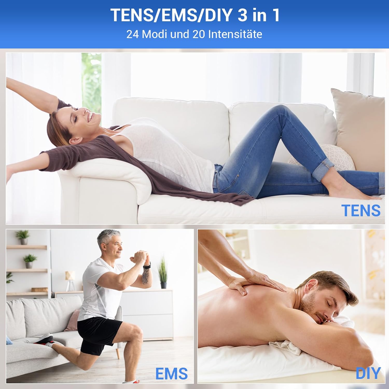 Thumbnail 2 de Comfytemp K6106 TENS/EMS 4 Kanäle 💆