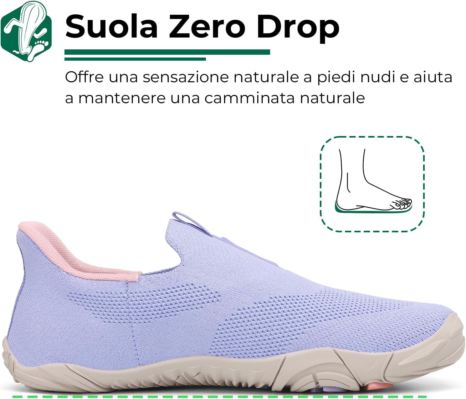 Thumbnail 3 de SAGUARO Scarpe Minimaliste Unisex Senza Lacci con Punta Ampia – Taglie 36–46