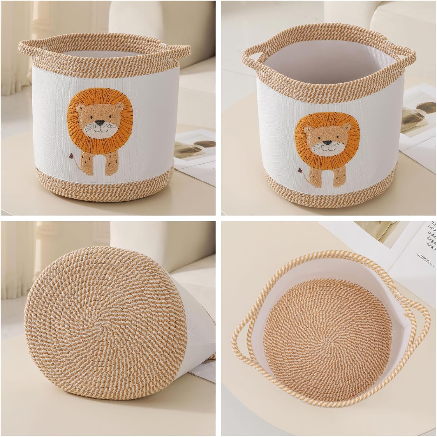 Thumbnail 6 de Tidelit lion kids laundry basket 21 L