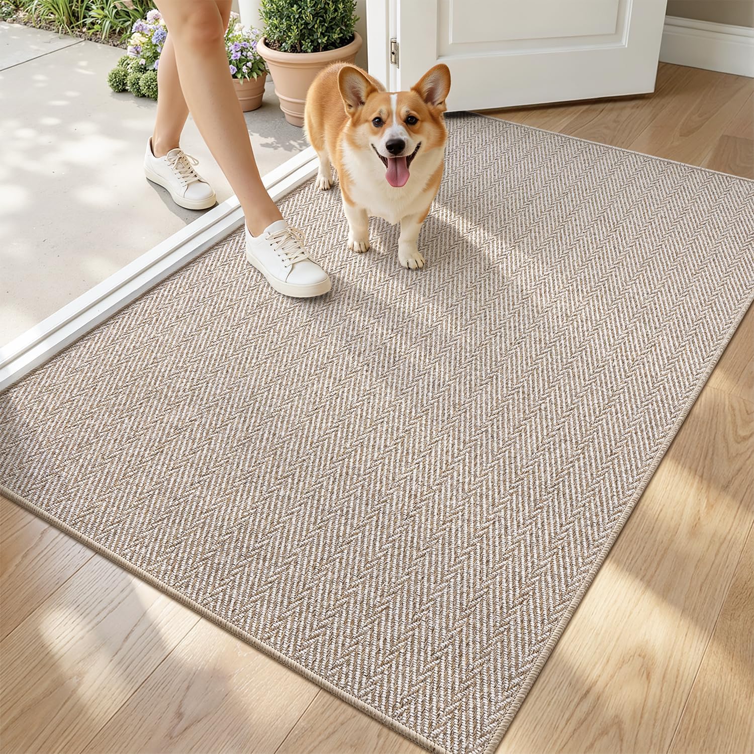 Detalle de LUMI Ultra Thin Indoor Door Mat 32x48