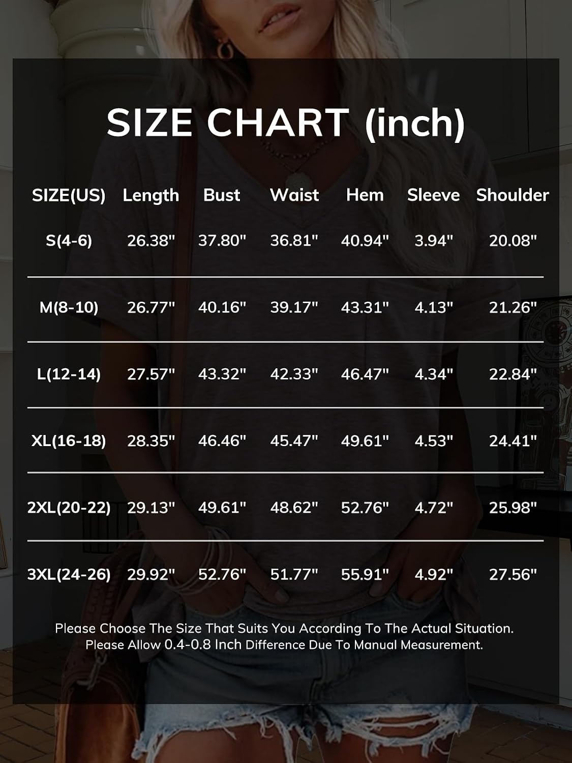 Thumbnail 5 de ATHMILE Women's V-Neck Tee 2026