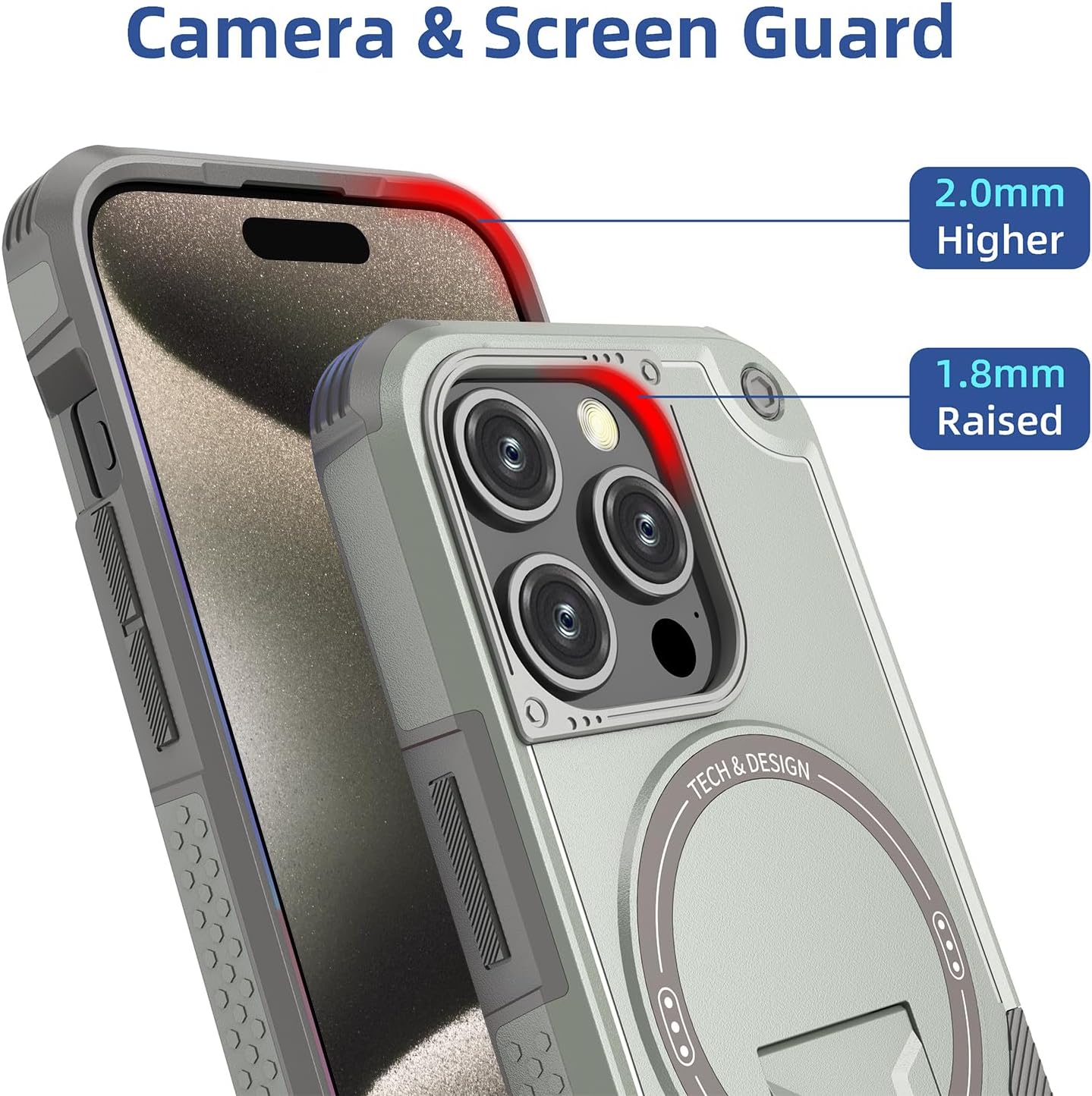 Detalle 2 de Tuvror iPhone 15 Pro Max magnetic case