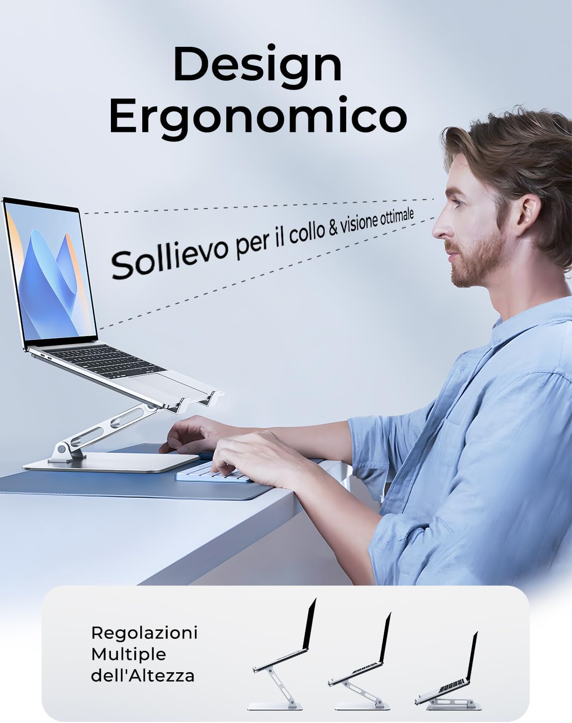 Detalle 2 de CIRYCASE Supporto PC Portatile 4,5-25 cm