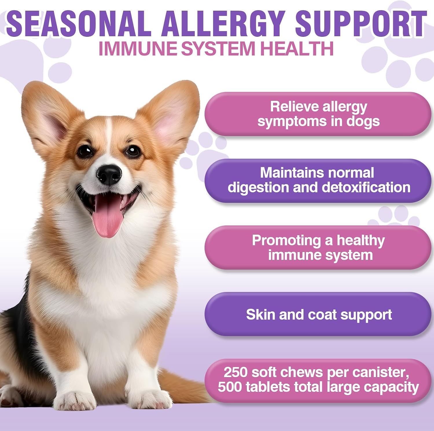Detalle 2 de Dog Allergy Chews 500 Count