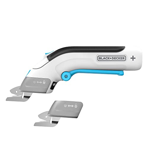 Detalle de Black+Decker BCSC115-XJ: Tijeras eléctricas de 3,6 V con carga USB-C