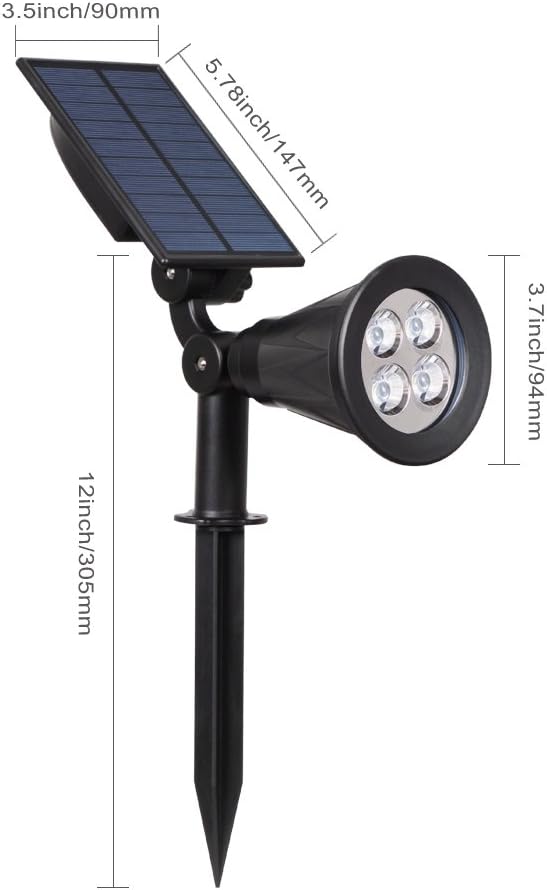 Thumbnail 1 de T-SUN T-SUN solar spotlights 250 lm 2 pack