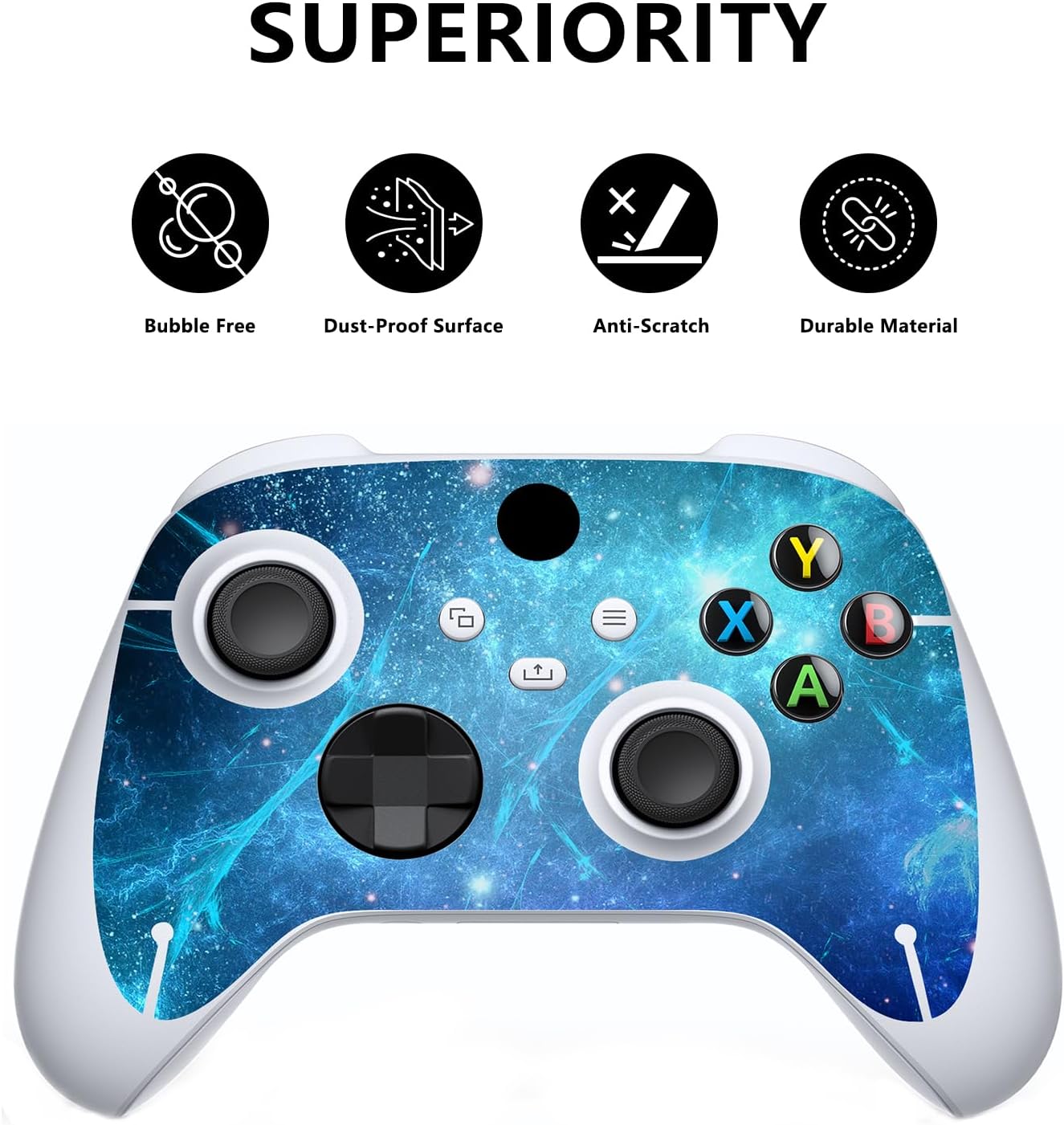 Thumbnail 1 de PlayVital Pegatina Xbox Series S 🌌 Resistente, Personalizable