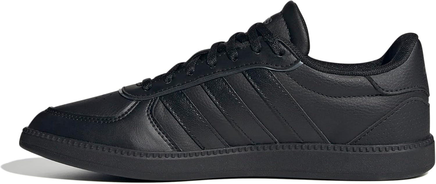 Detalle de adidas Breaknet Sleek Sneaker für Damen – Schnürschuh mit Synthetikleder und perforiertem Vorfußbereich