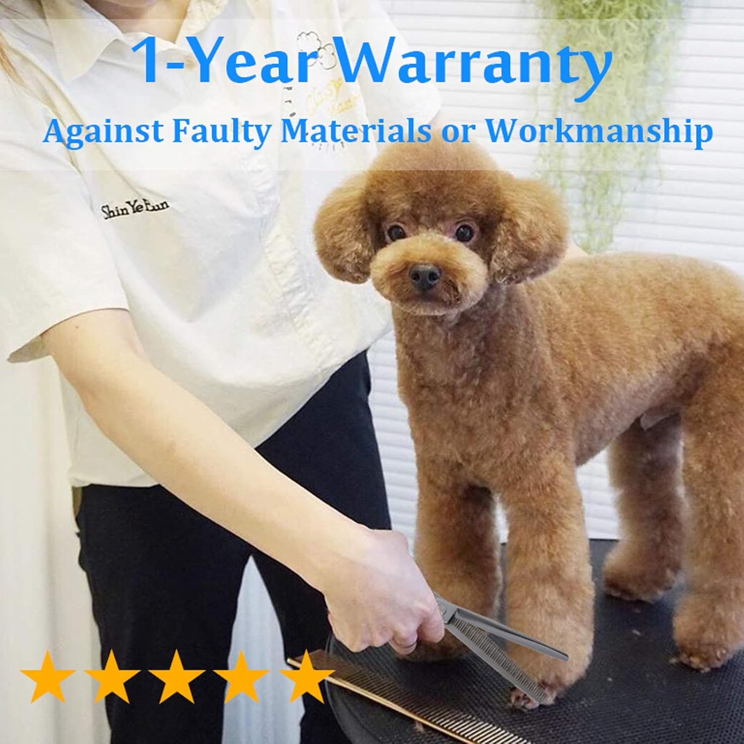 Thumbnail 5 de Jason Professional Effiliation Scissors 7" con 50 denti (cane e gatti) – forbici per sfoltire il pelo