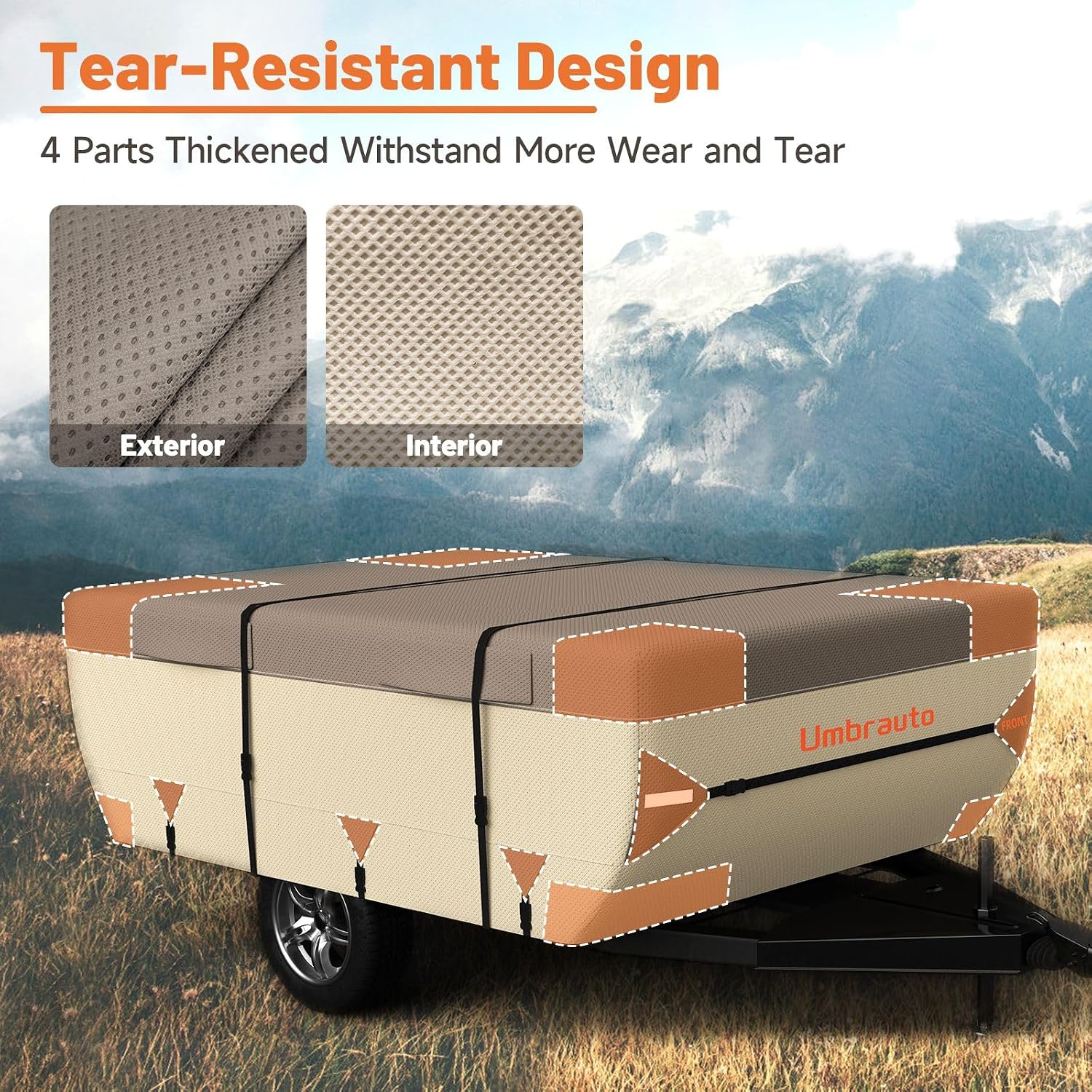 Thumbnail 3 de Umbrauto Pop Up Camper Cover 10'–12' 🏕