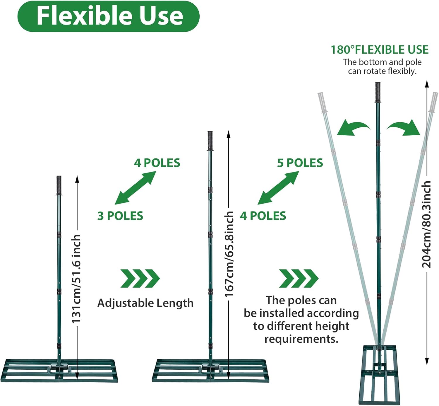 Thumbnail 5 de Signstek Lawn Leveling Rake 30" plate