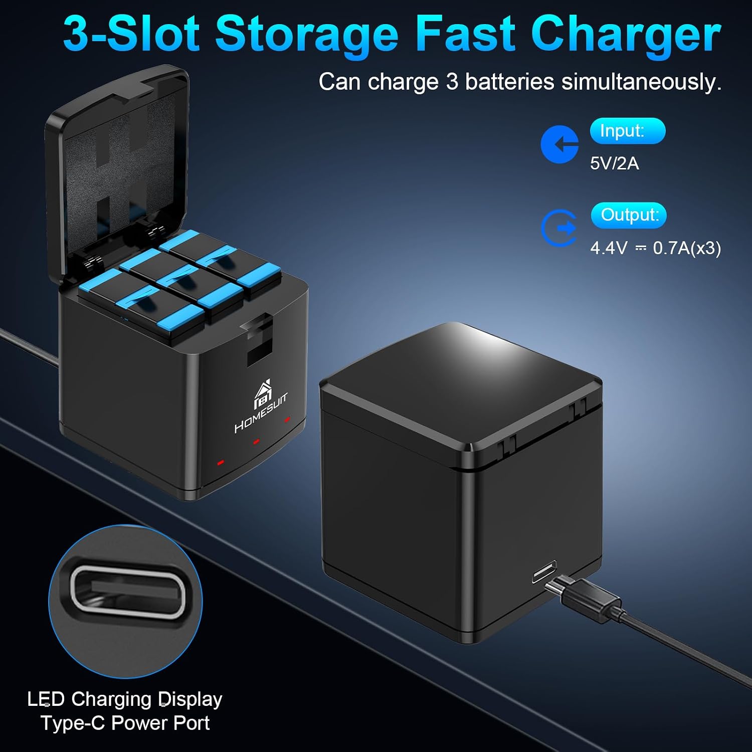 Thumbnail 4 de Homesuit Hero 12 11 10 9 Battery 1800mAh 3-Pack