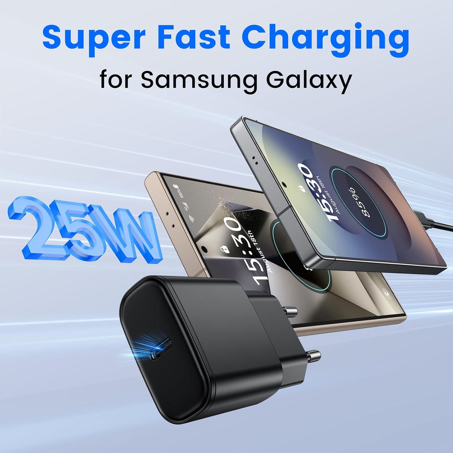 Detalle 2 de Locatis 25W Caricabatterie USB‑C per Samsung