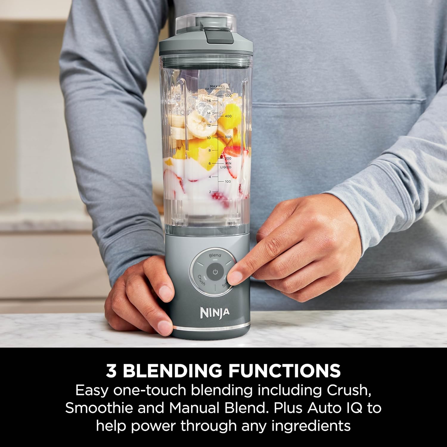 Thumbnail 3 de Ninja Blast Max Portable Blender (570ml) – Cordless Power on the Go