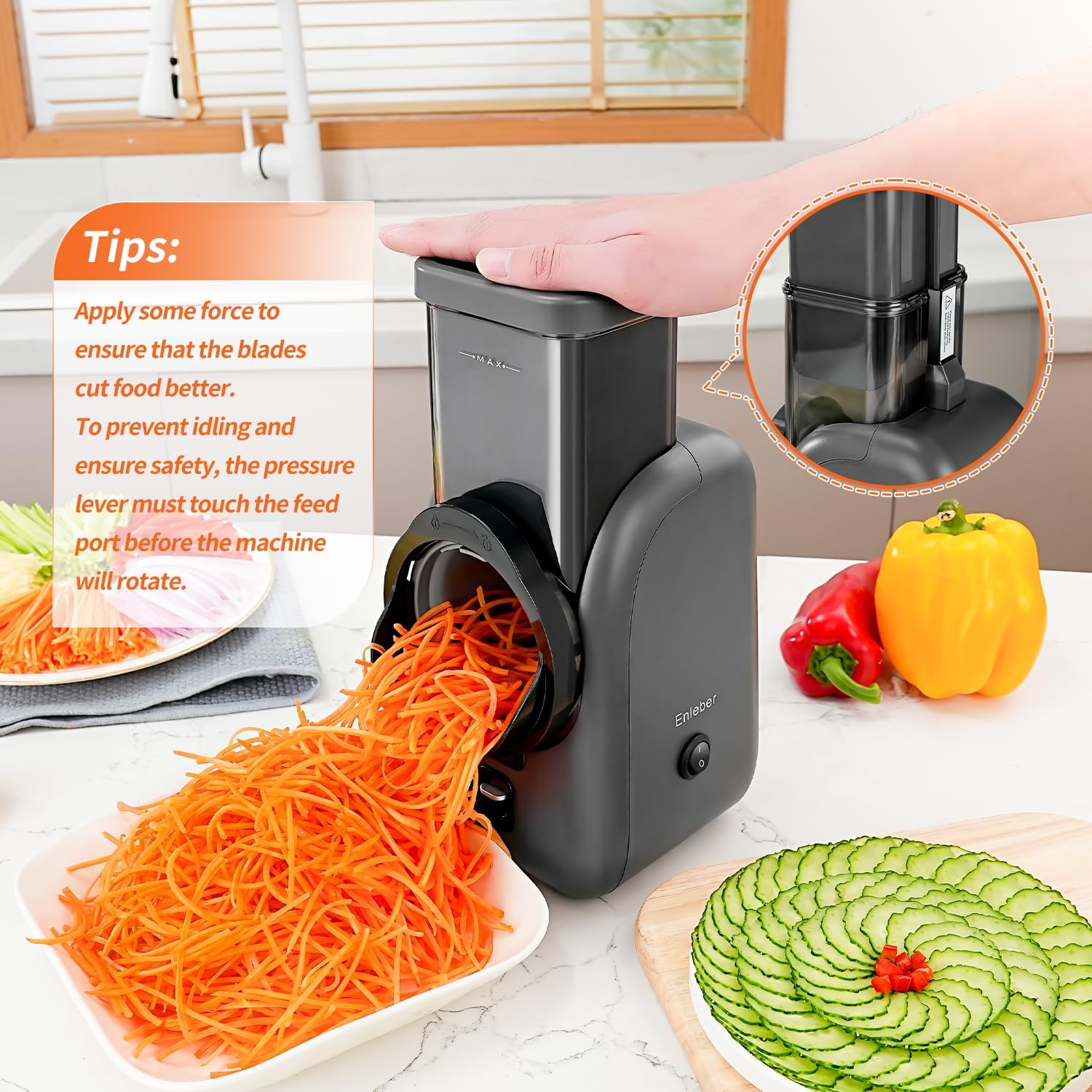 Thumbnail 1 de Electric Cheese Grater Multi Grater 1L 🧀