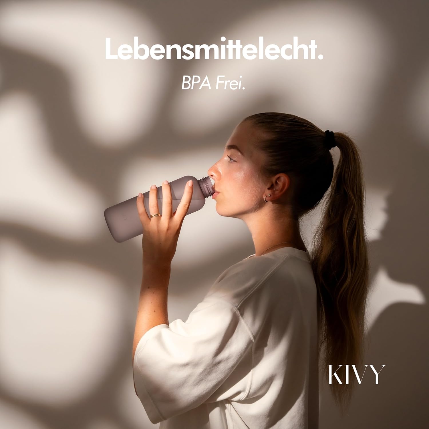Thumbnail 6 de KIVY Trinkflasche 650 ml (BPA-frei) auslaufsicher, spülmaschinenfest – Tritan-Wasserflasche für Schule, Sport & Alltag