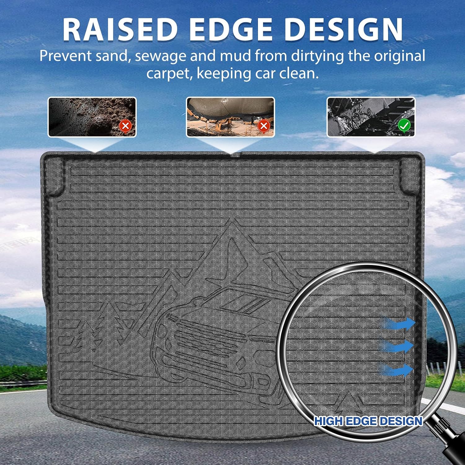 Detalle 2 de FIILINES cargo mat for Chevy Trailblazer