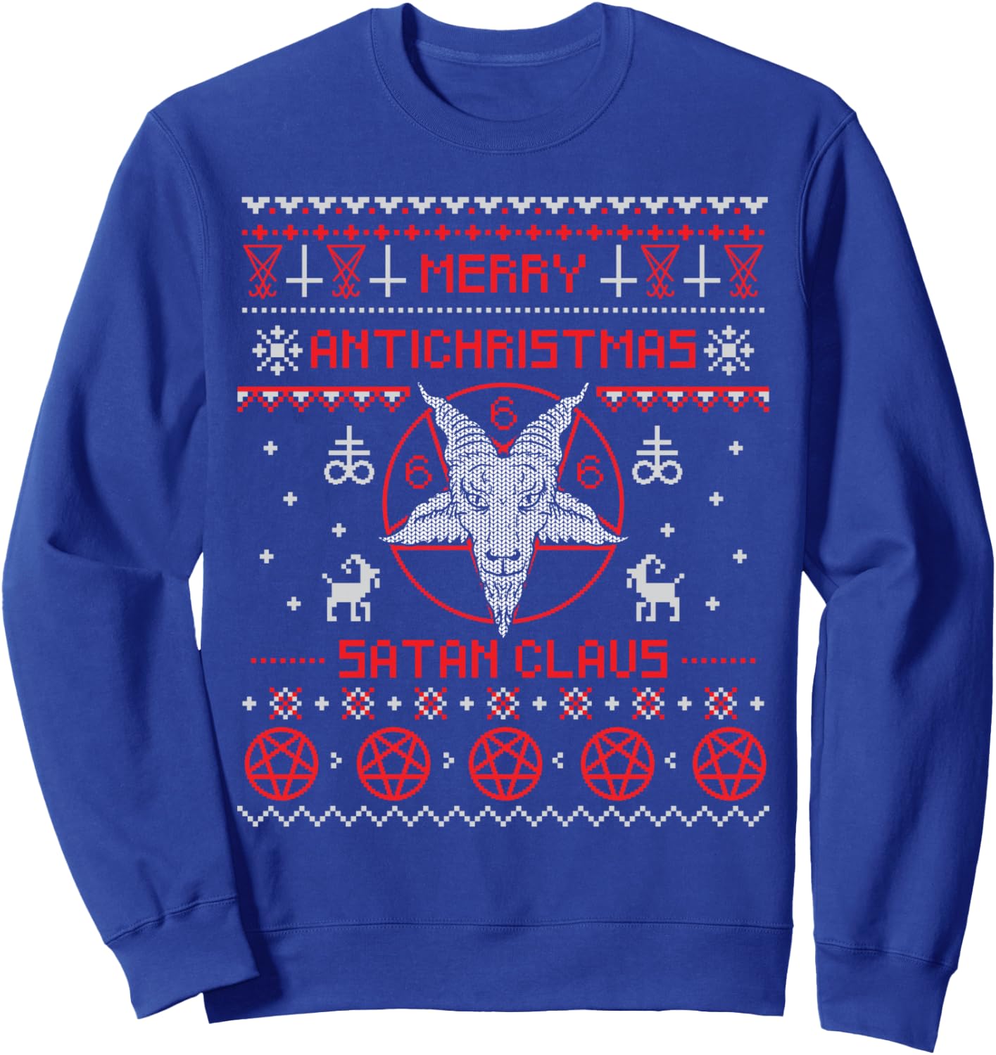 Thumbnail 3 de Joyeux Antichristmas Sweatshirt Pentagram