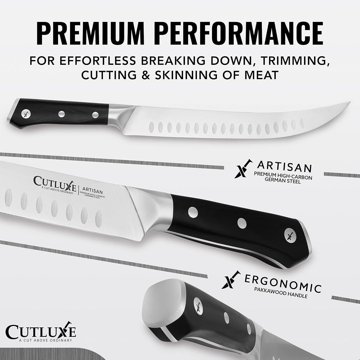 Detalle 2 de Cutluxe Butcher Knife 10-inch