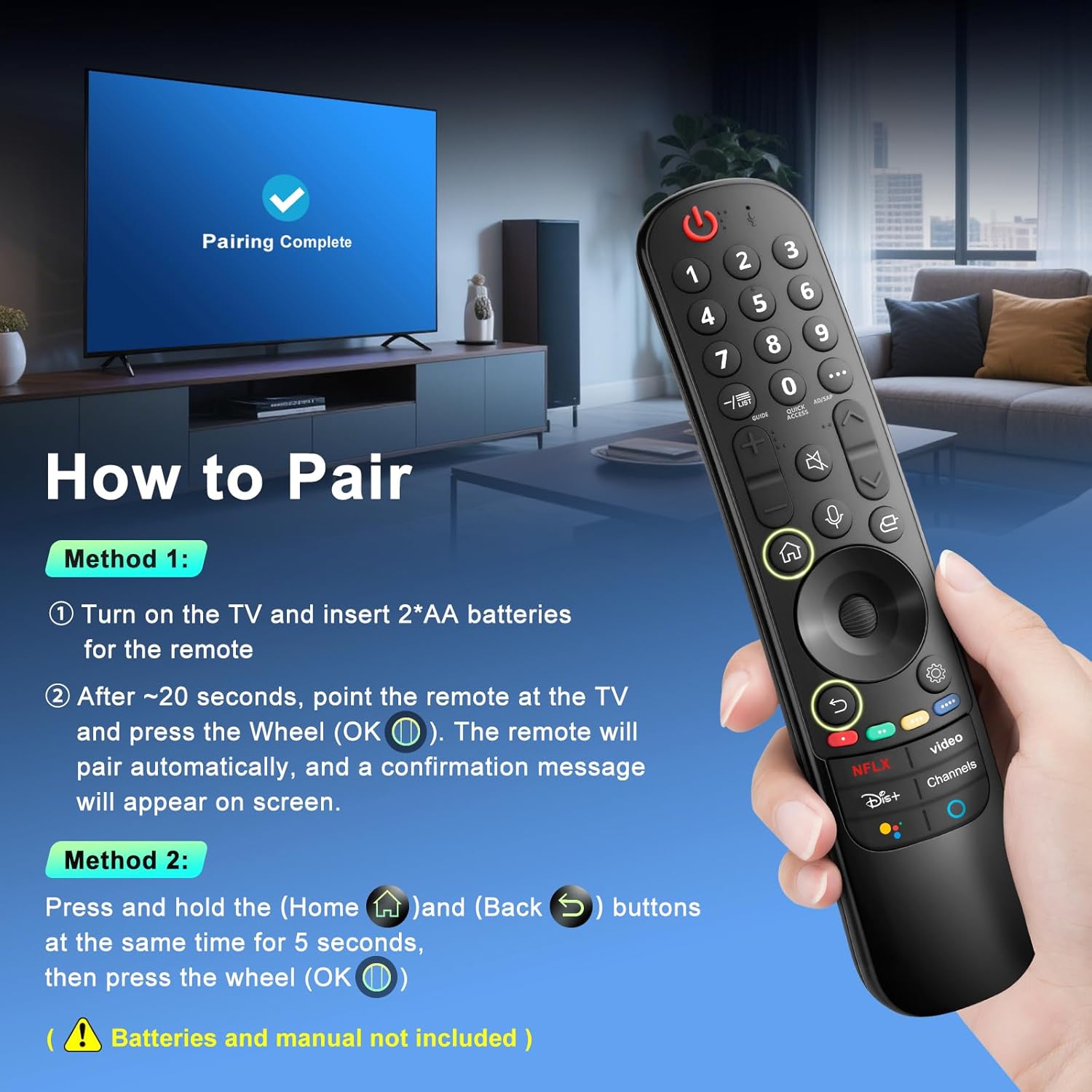 Thumbnail 2 de LG Magic Remote replacement with voice pointer for 2021–2024 TVs