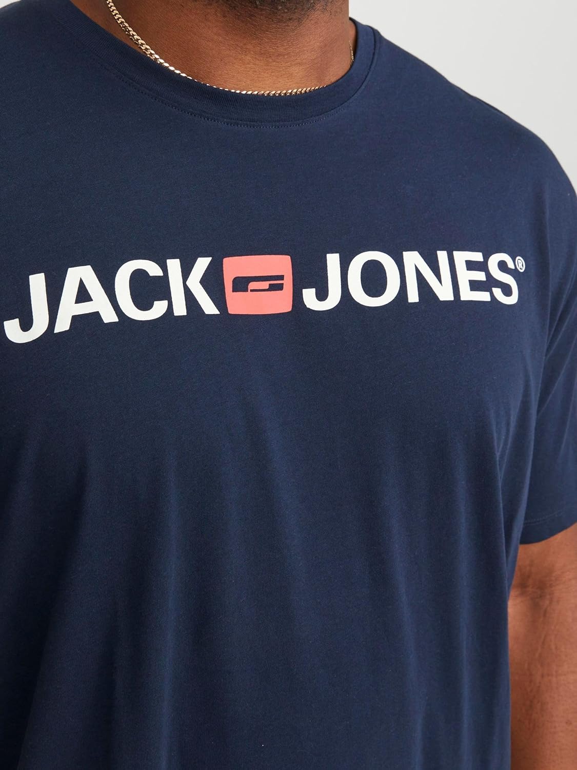 Thumbnail 5 de JACK & JONES Corp Camiseta cuello redondo XXL para Hombre Navy Blazer XXXXL