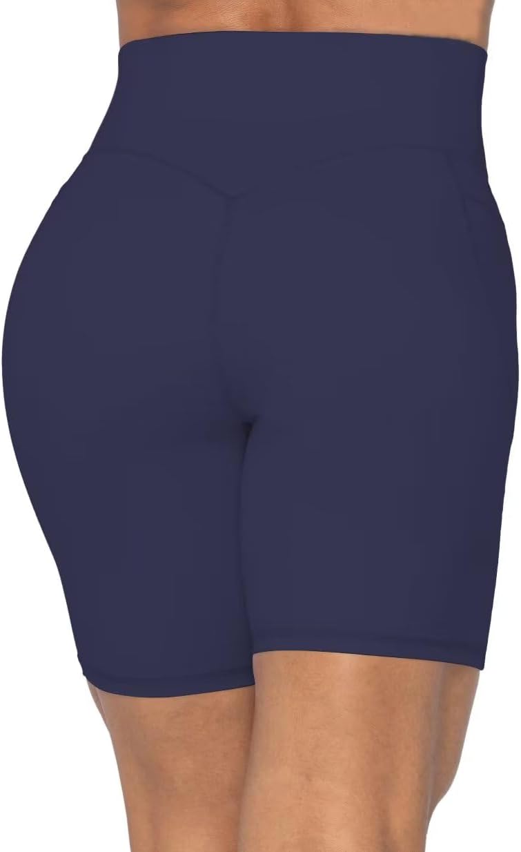 Detalle 2 de Sunzel No Front Seam Biker Shorts for Women with Pockets — High-Waisted, Tummy Control, Squat-Proof