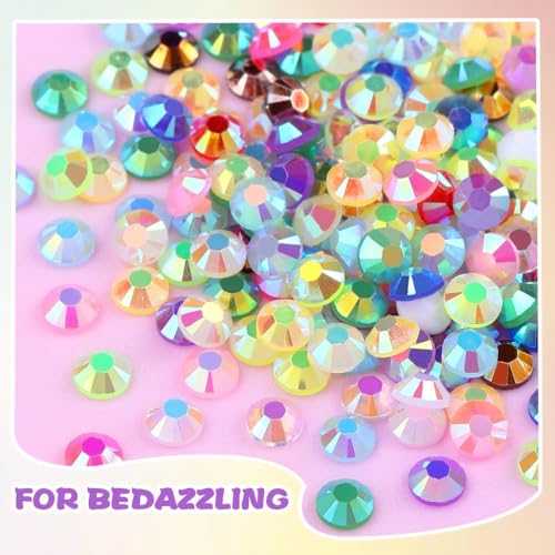 Detalle de GRLGOGO Bedazzler Kit Glitzersteine: 40 Colours, 40000 Pcs, 3mm Resin Bedazzling Kit