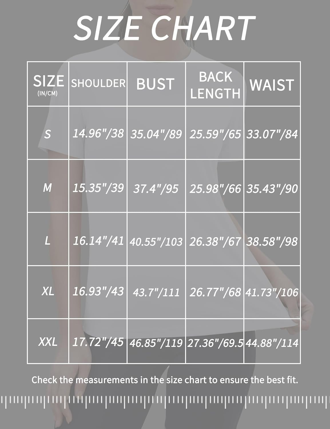 Thumbnail 5 de Rapbin Damen Sportshirt Kurzarm mit UPF 50+ für Fitness, Yoga & Lauftraining