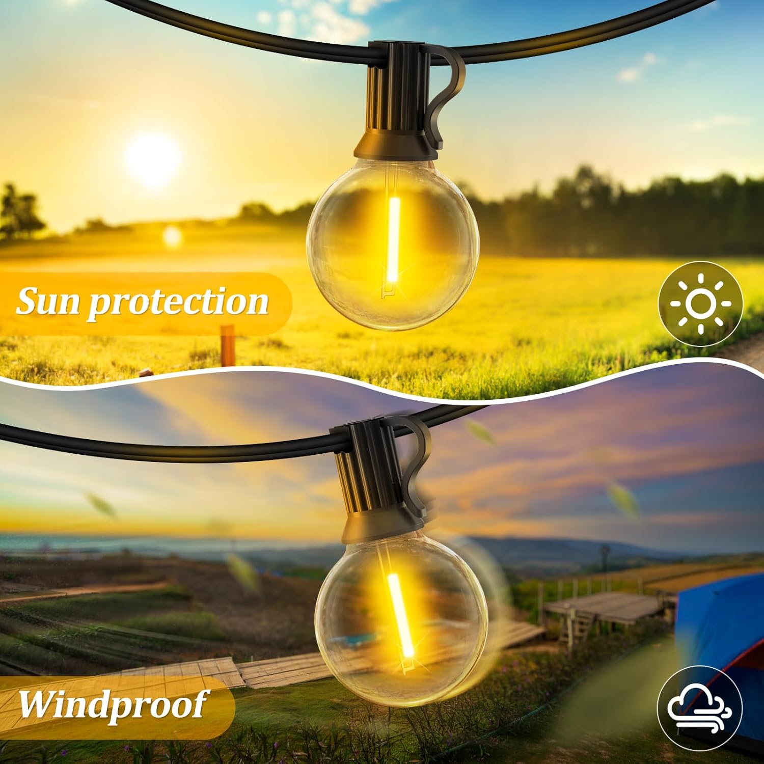 Thumbnail 5 de Garden Outdoor String Lights 30M