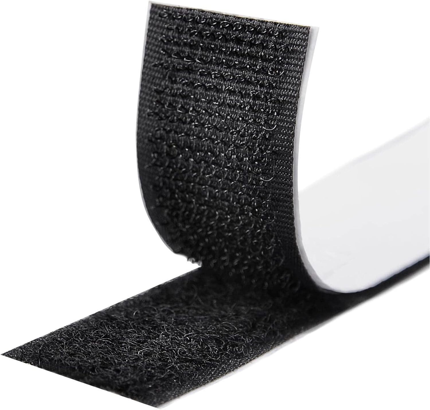 Detalle de Fesoar TKHC001-BUS självhäftande kardborreband, 8 m × 20 mm, svart