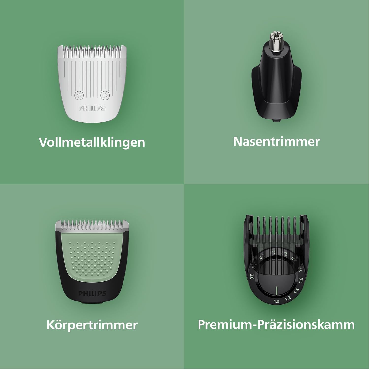 Detalle 2 de PHILIPS Multigroom Series 9000 MG9556/15 27 Längen