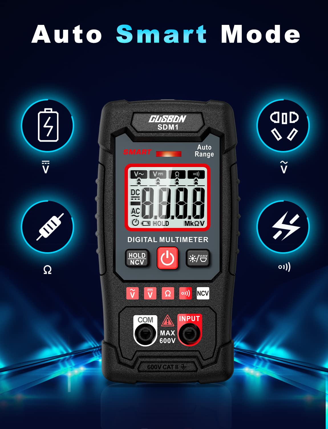 Detalle 2 de CUSBON Digital Multimeter 600V